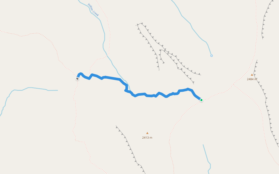 Trail #5001 walking route map in Prairie City