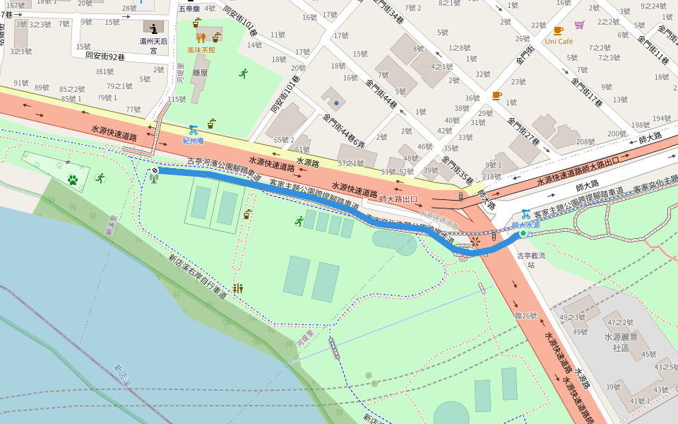 客家文化主題公園跨堤步道