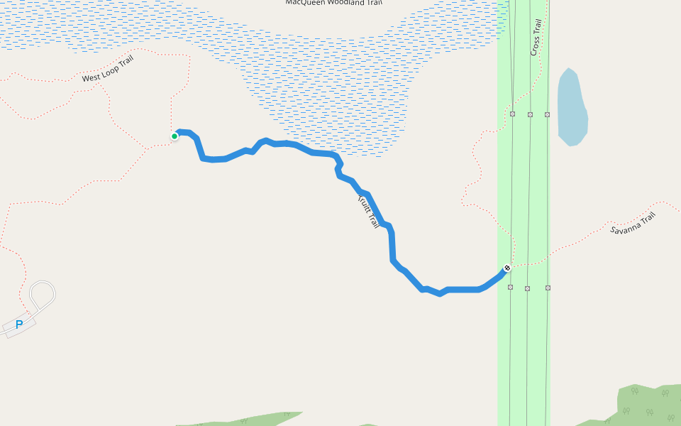 Truitt Trail walking route map in West Chicago