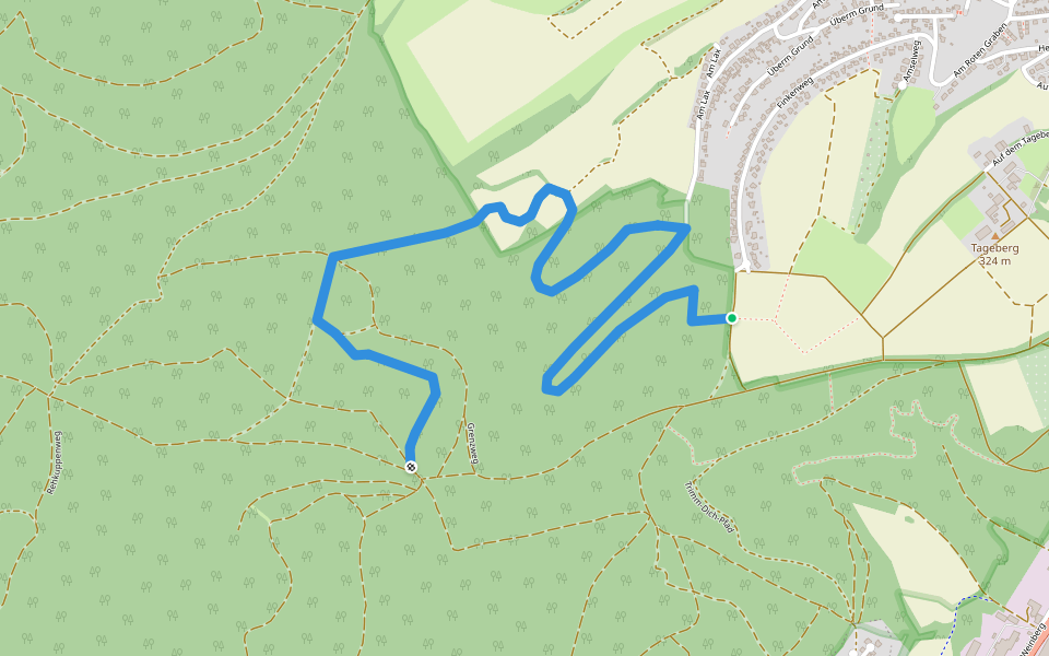 Premiumwanderweg Bad Hersfeld walking route map in Bad Hersfeld