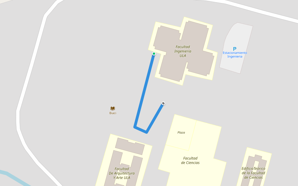 Camineria2 walking route map in Tabay