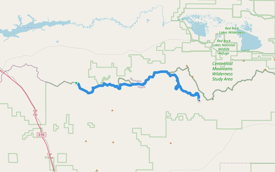cdt walking route map in Lima