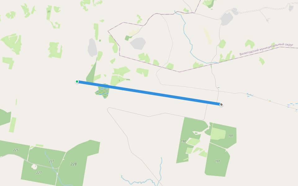 кв? walking route map in Tpet'yachikha