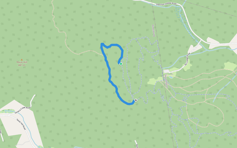 Millenium Falcon walking route map in Huntington
