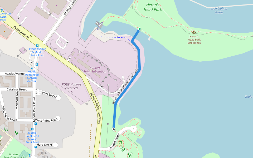 Hunter's Point Power Plant Trail