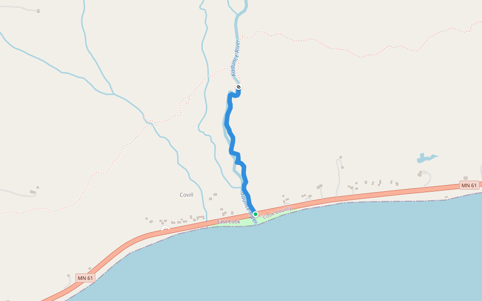 SHT Spur to Kadunce River Trailhead