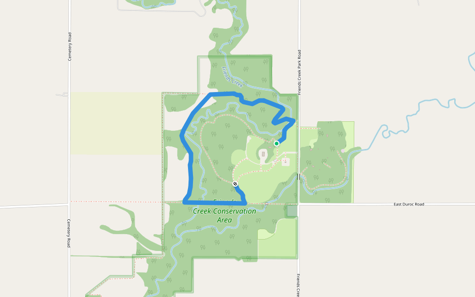 Sun Trail walking route map in Argenta