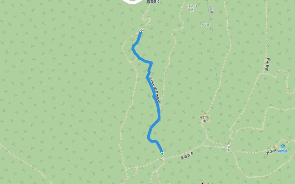 石門山-觀音像路徑