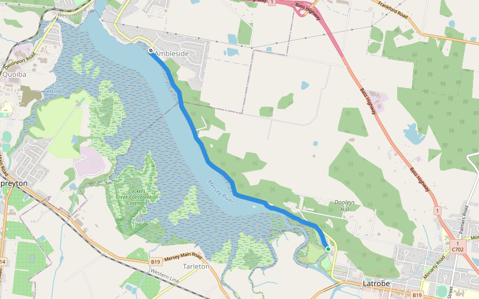 Devonport Latrobe Coastal Pathway Hiking Trail Tasmania Pacer