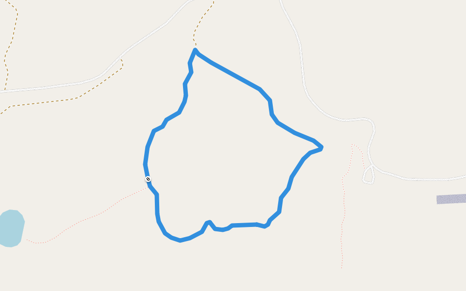 Trail 463 walking route map in Hobson