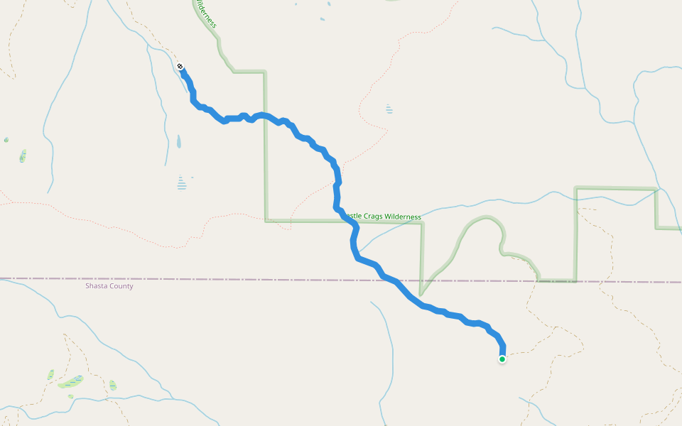 Soapstone Trail walking route map in Castella