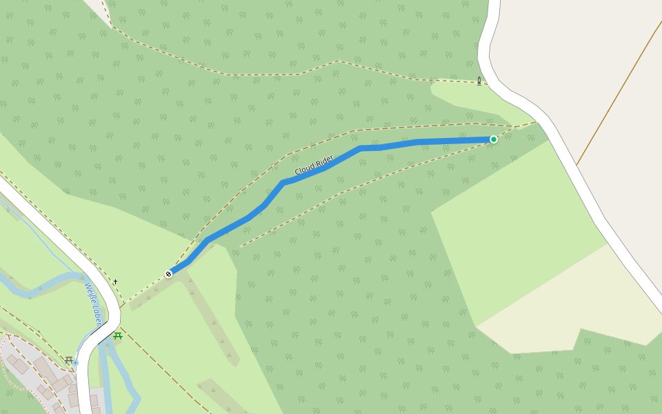 Cloud Rider walking route map in Dietfurt an der Altmühl
