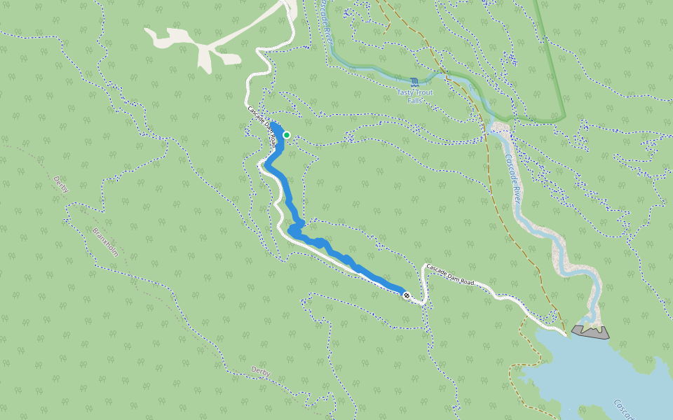 Long Shadows Upper walking route map in Derby