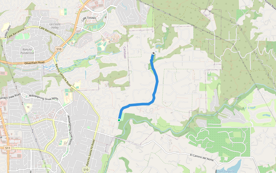 Lone Jack Trail Hiking Encinitas, California Pacer