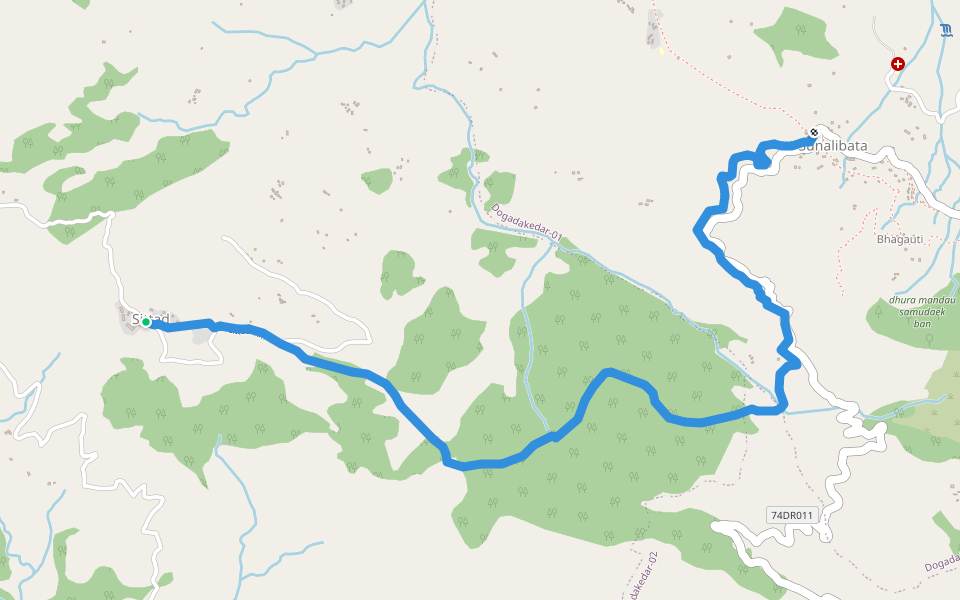 sittad- rim walking route map in Sitad