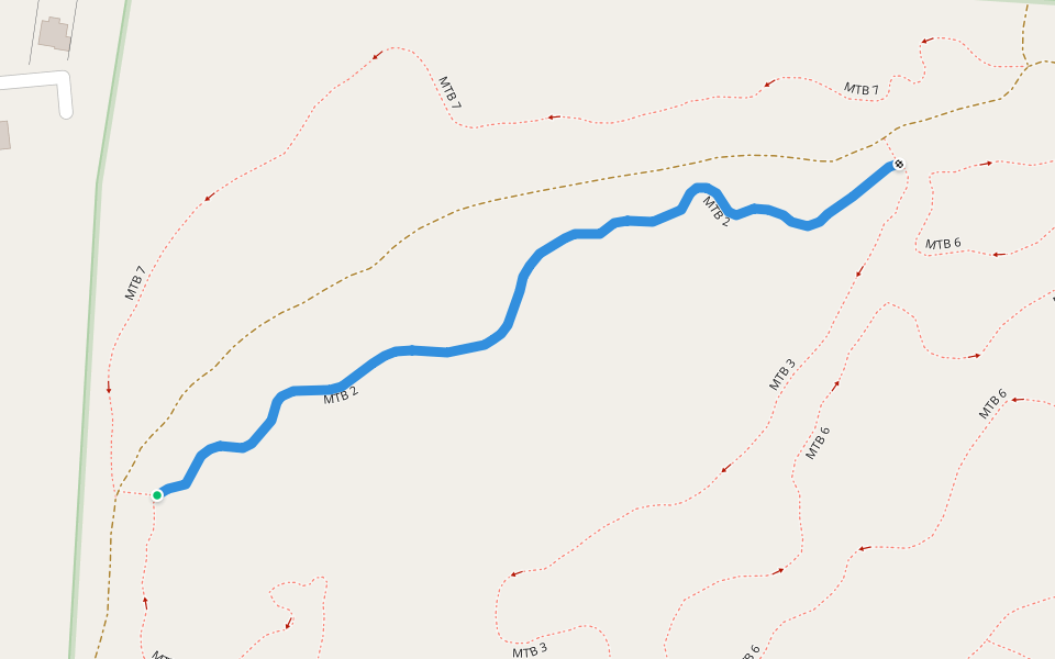 MTB 2 walking route map in Tierras Nuevas Poniente