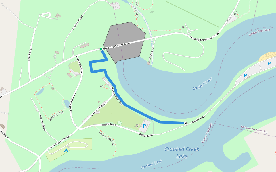 Abbey's Road Trail Walking and Running Ford City, Pennsylvania Pacer