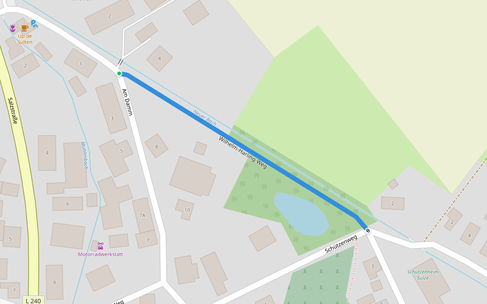 Wilhelm-Harling-Weg walking route map in Bergen