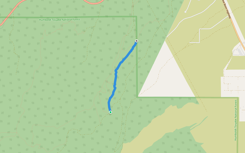 Upper Slalom walking route map in Ely