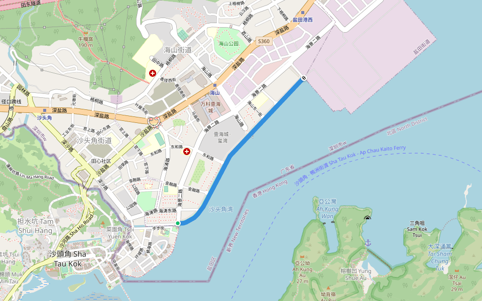 盐田区海滨栈道沙头角段