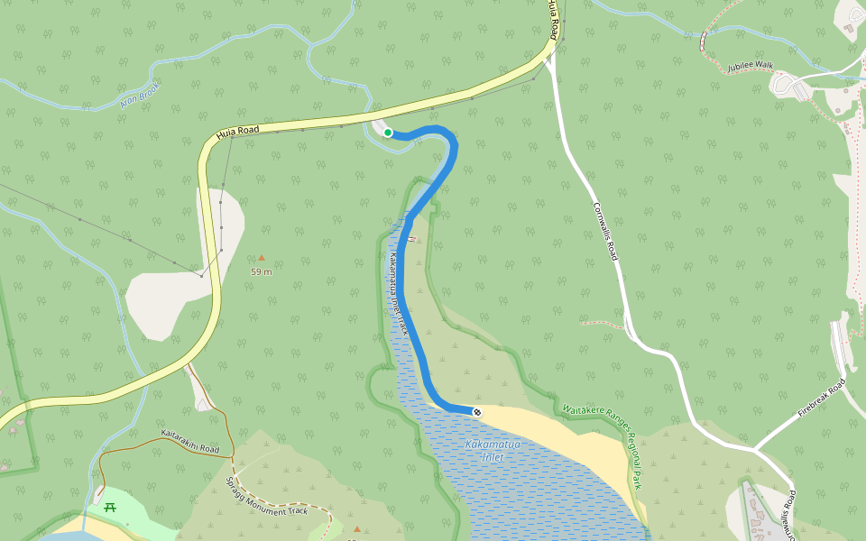 Kakamatua Inlet Track