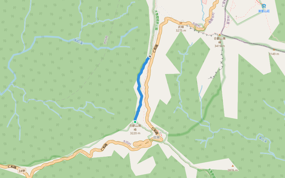 合歡山南峰步道