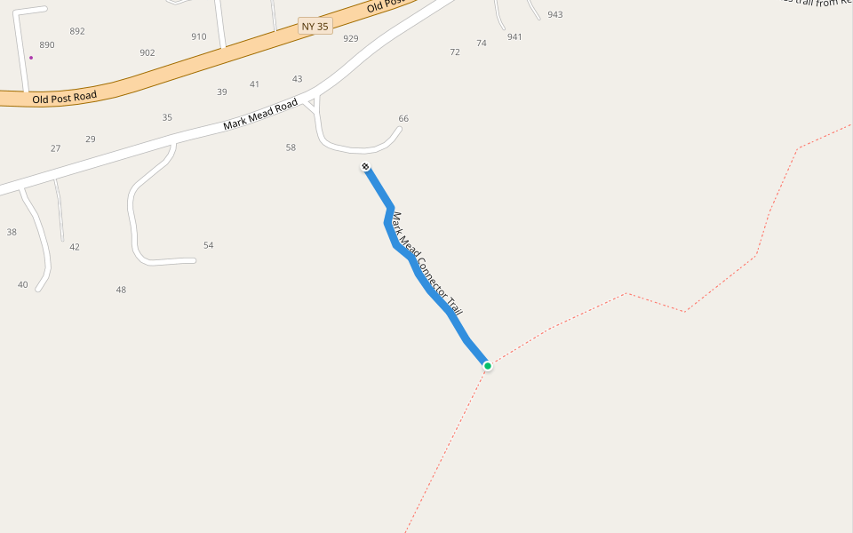 Mark Mead Connector Trail walking route map in Cross River