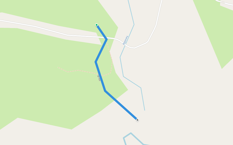 гр.пос walking route map in Anfalovskaya