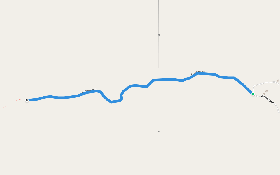 Gruvevegen walking route map in Kopervik