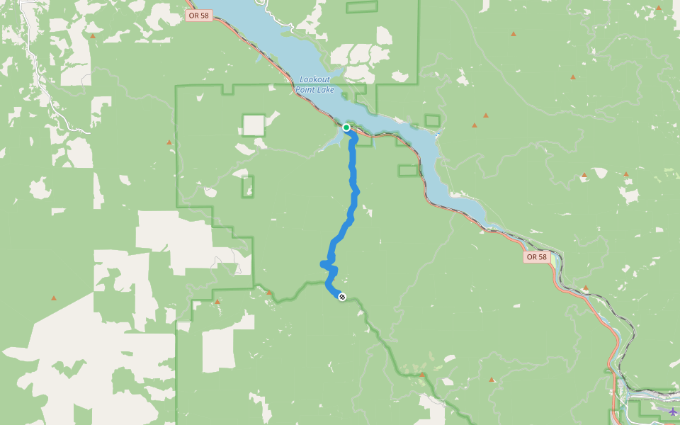 Hardesty Trail #3469 walking route map in Lowell