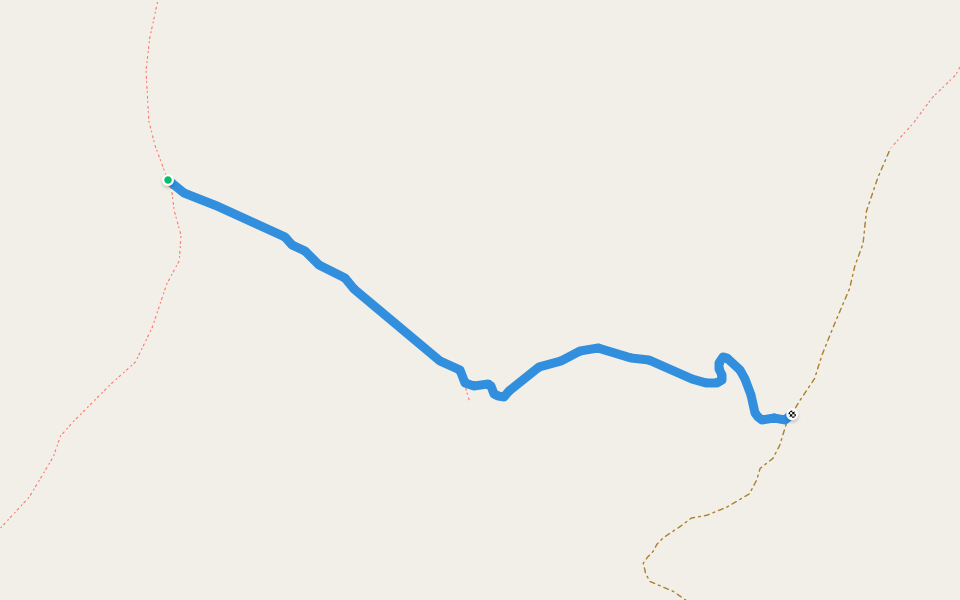 Funzwe Hill walking route map in Chilanga