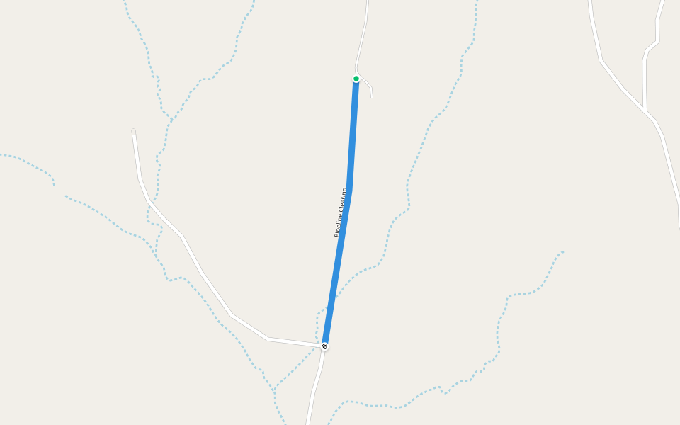 Pipeline Clearing walking route map in Aztec