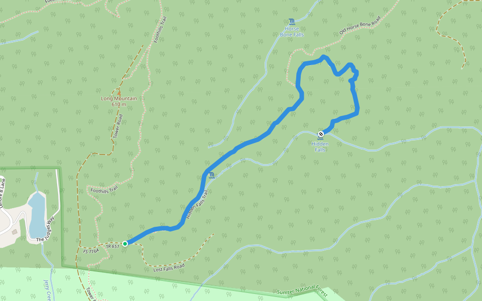 Hidden Falls Trail Walking and - Osm Way 595281155 