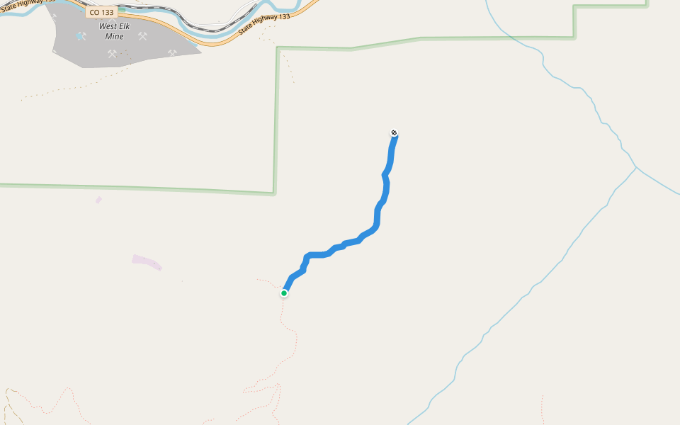 Rav 1 Spur 720.1A walking route map in Somerset