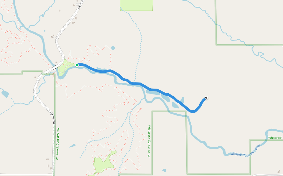 Main Loop Trail walking route map in Coon Rapids