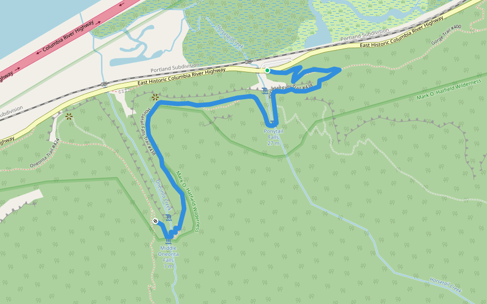 Horsetail Falls Trail #438