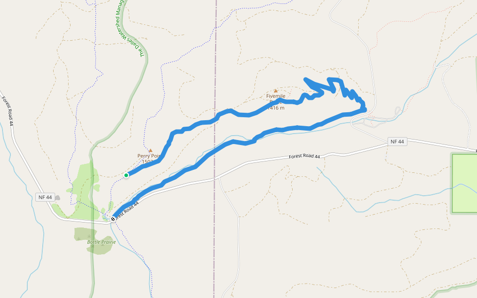 Eightmile Loop Trail 496 Hiking Dufur, Oregon Pacer