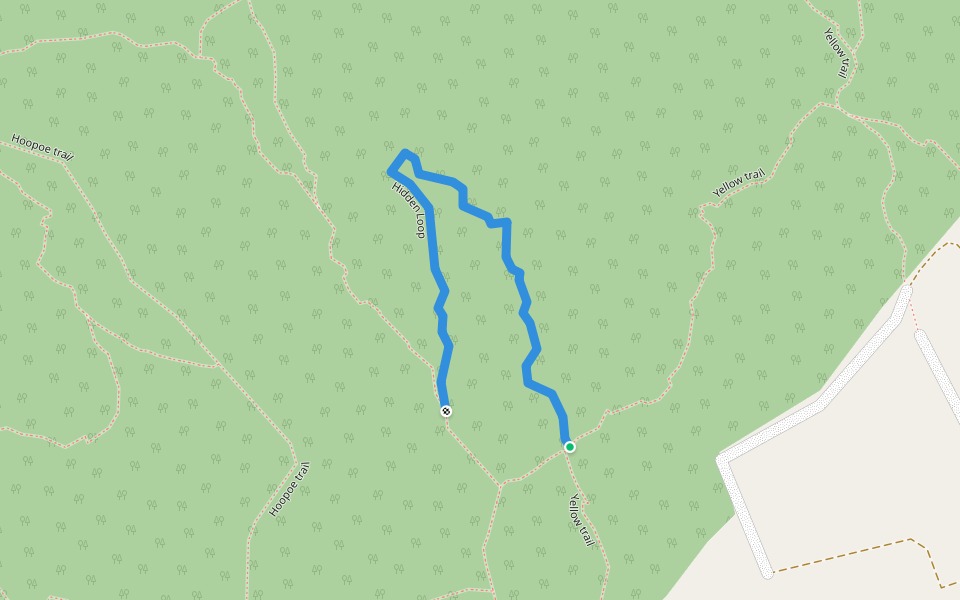 Hidden Loop walking route map in Tambon Nam Bo Luang