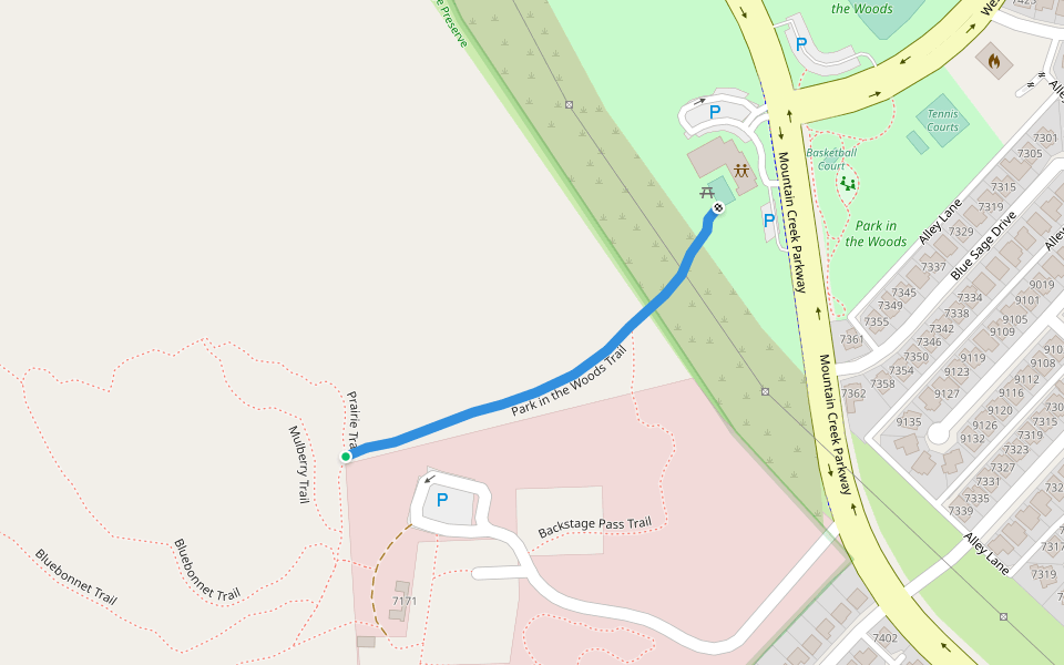 Park in the Woods Trail