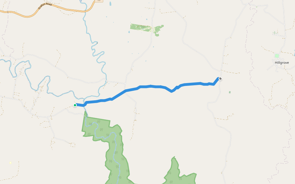 Original Armidale-Metz track walking route map in Castle Doyle