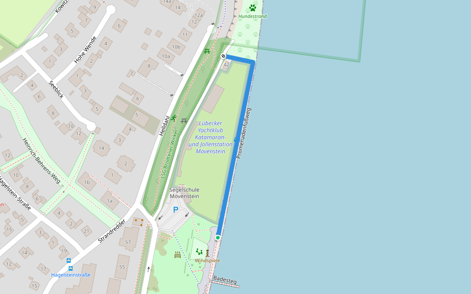 Promenadenfußweg
