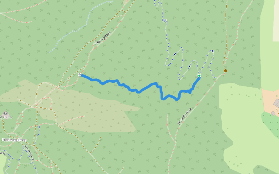Enduro 2018 - Prologue/Stage 5 walking route map in Kalkleiten