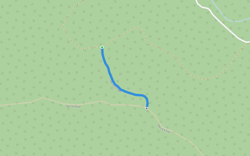 Cpt 22/23 Trail walking route map in Pembrooke