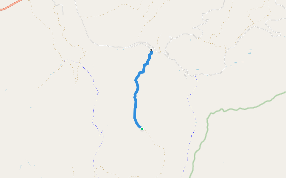 Milk Creek ATV Trail 625 walking route map in Sargents