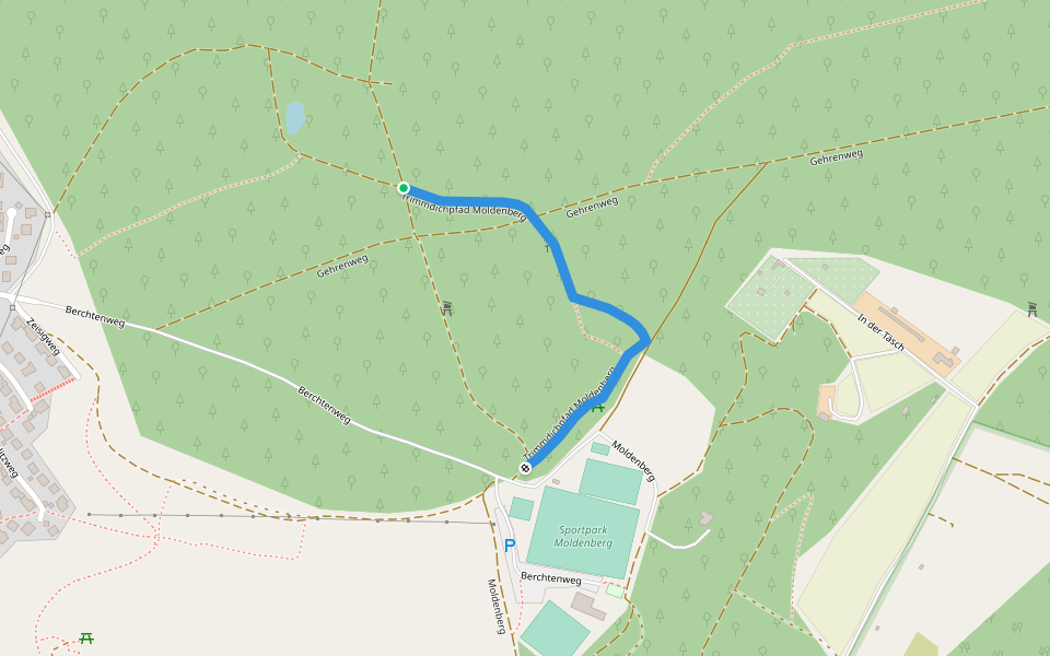 Trimmdichpfad Moldenberg walking route map in Heidenheim an der Brenz