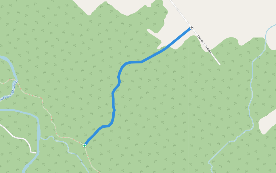 Sentier 4770 walking route map in La Doré