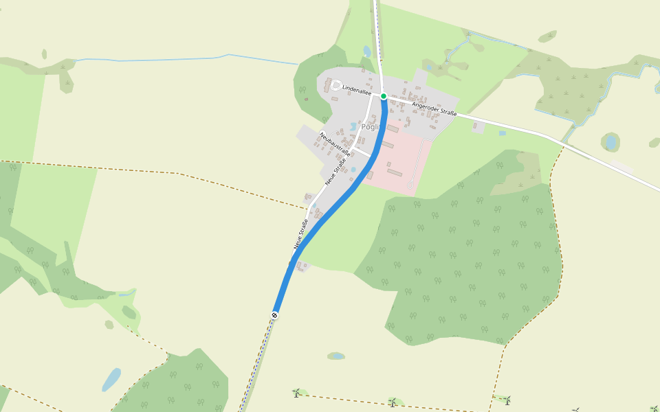 Am Steinbrink walking route map in Gremersdorf-Buchholz