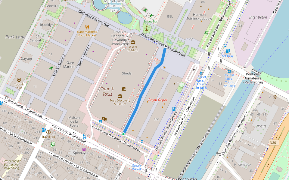 Rue des Entrepôts - Stapelhuizenstraat