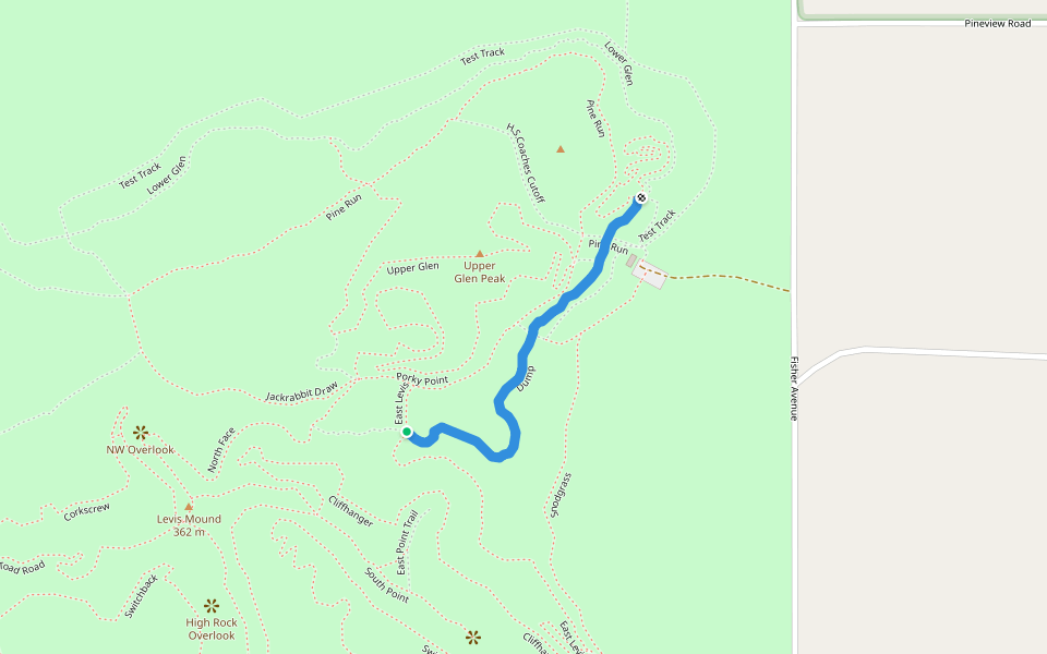 Dump Hiking Trail Neillsville, Wisconsin Pacer