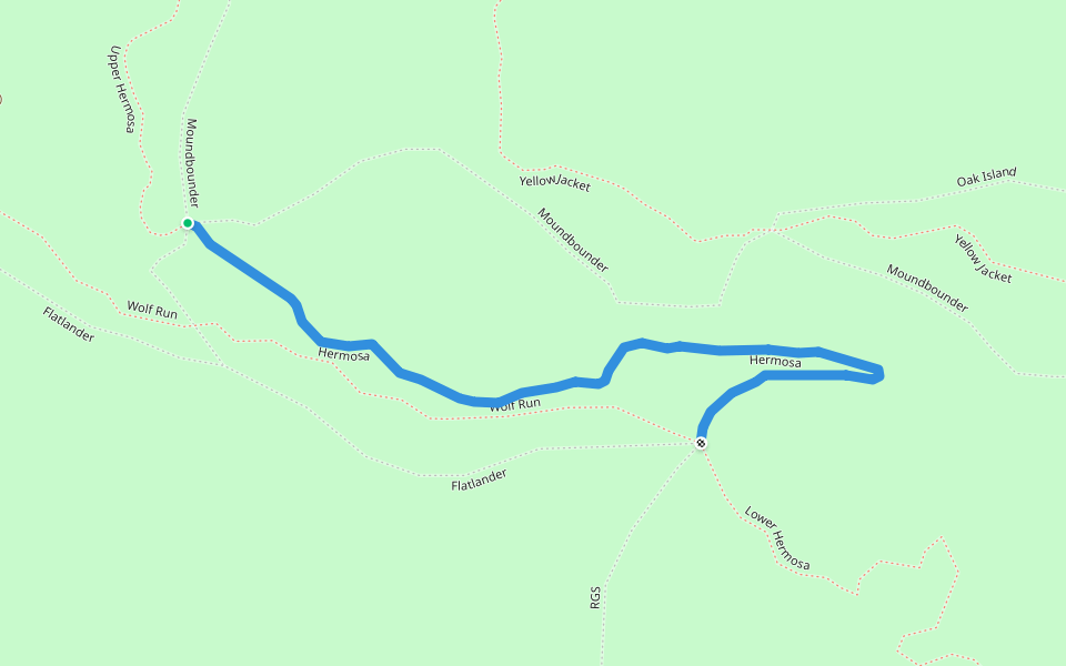 Hermosa walking route map in Neillsville